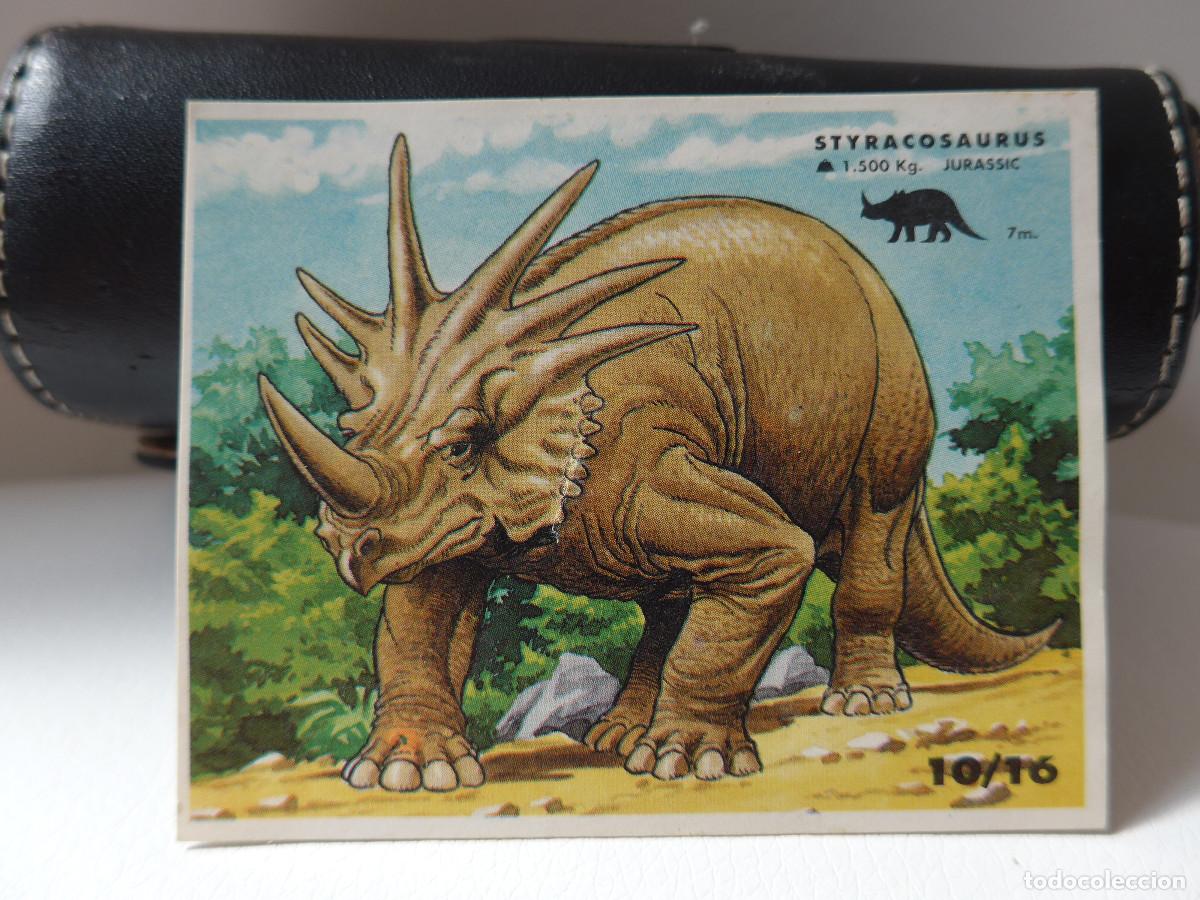 Coleccionismo cromos antiguos: CROMO PEGATINA FANTASY BALL CHUPA CHUPS N&ordm; 10 SERIE JURASSIC PARK