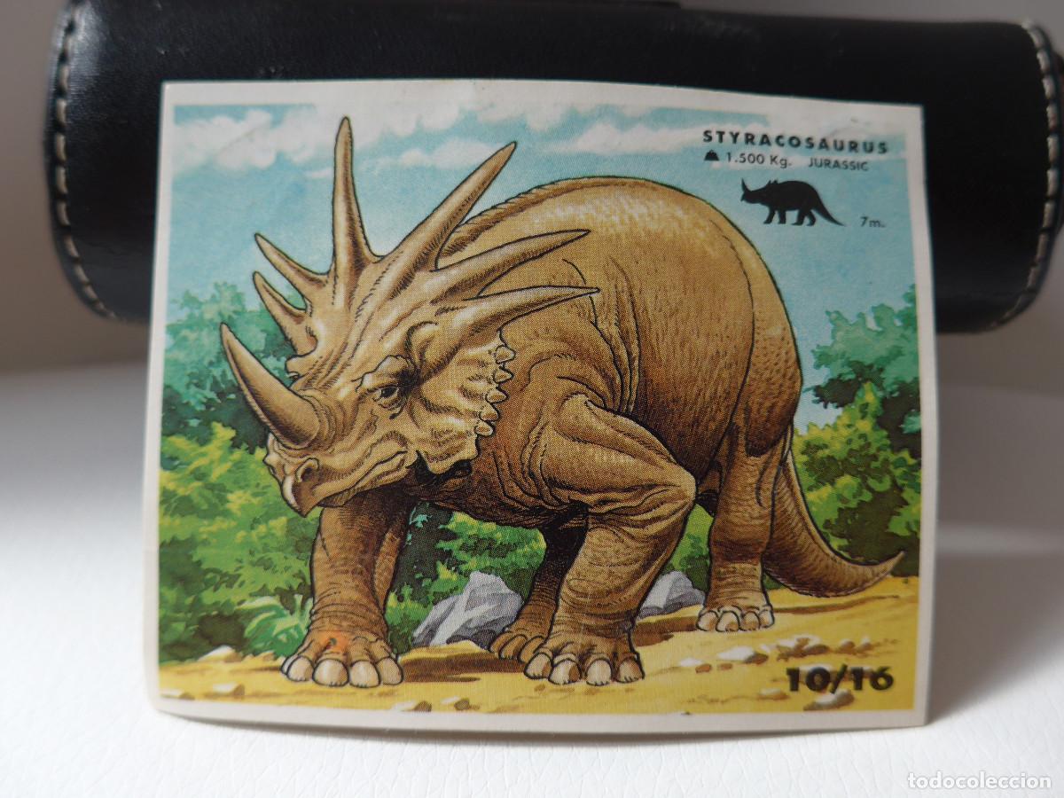 Coleccionismo cromos antiguos: CROMO PEGATINA FANTASY BALL CHUPA CHUPS N&ordm; 10 SERIE JURASSIC PARK