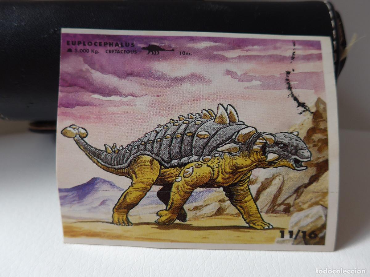 Coleccionismo cromos antiguos: CROMO PEGATINA FANTASY BALL CHUPA CHUPS N&ordm; 11 SERIE JURASSIC PARK