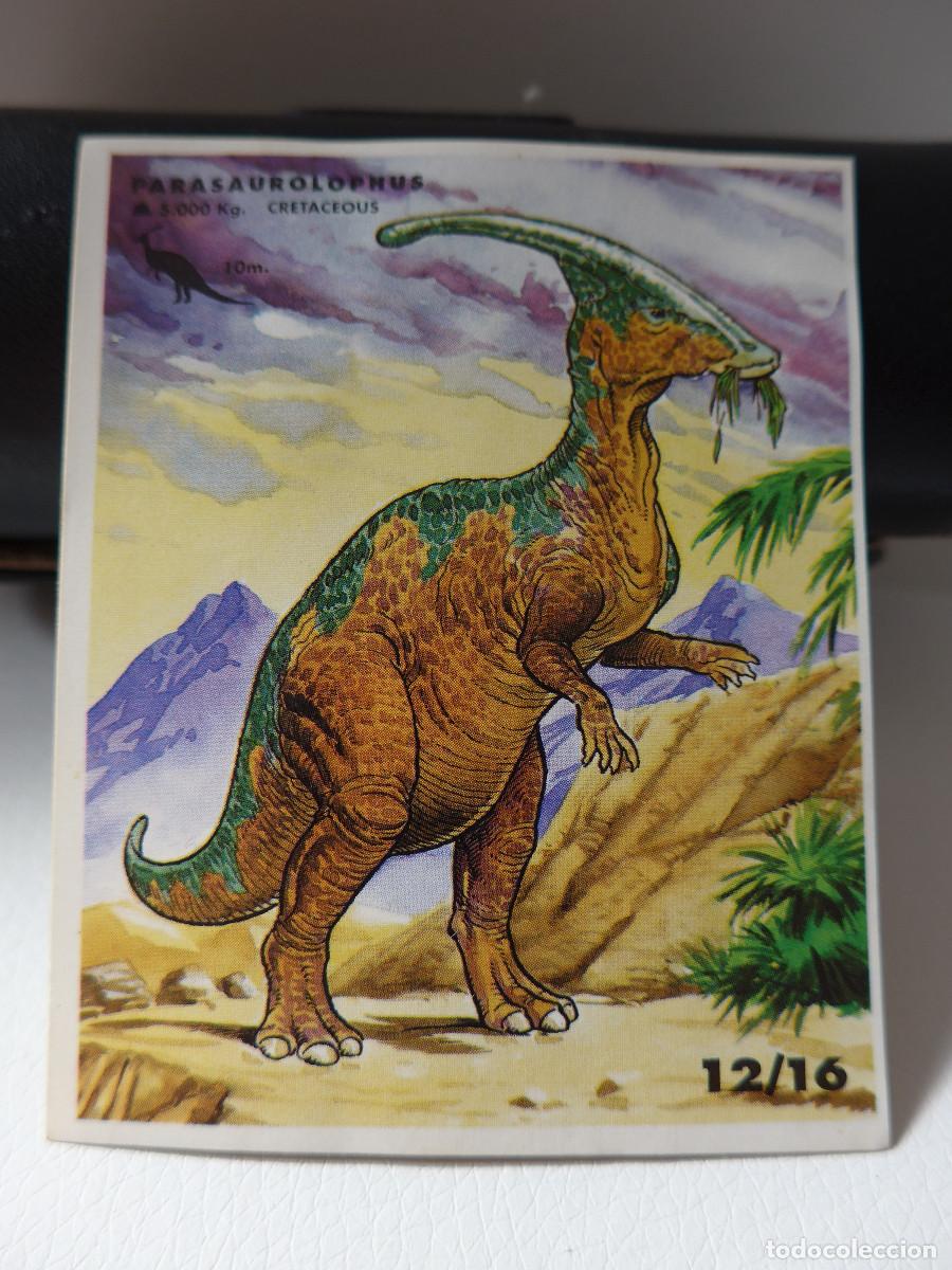 Coleccionismo cromos antiguos: CROMO PEGATINA FANTASY BALL CHUPA CHUPS N&ordm; 12 SERIE JURASSIC PARK