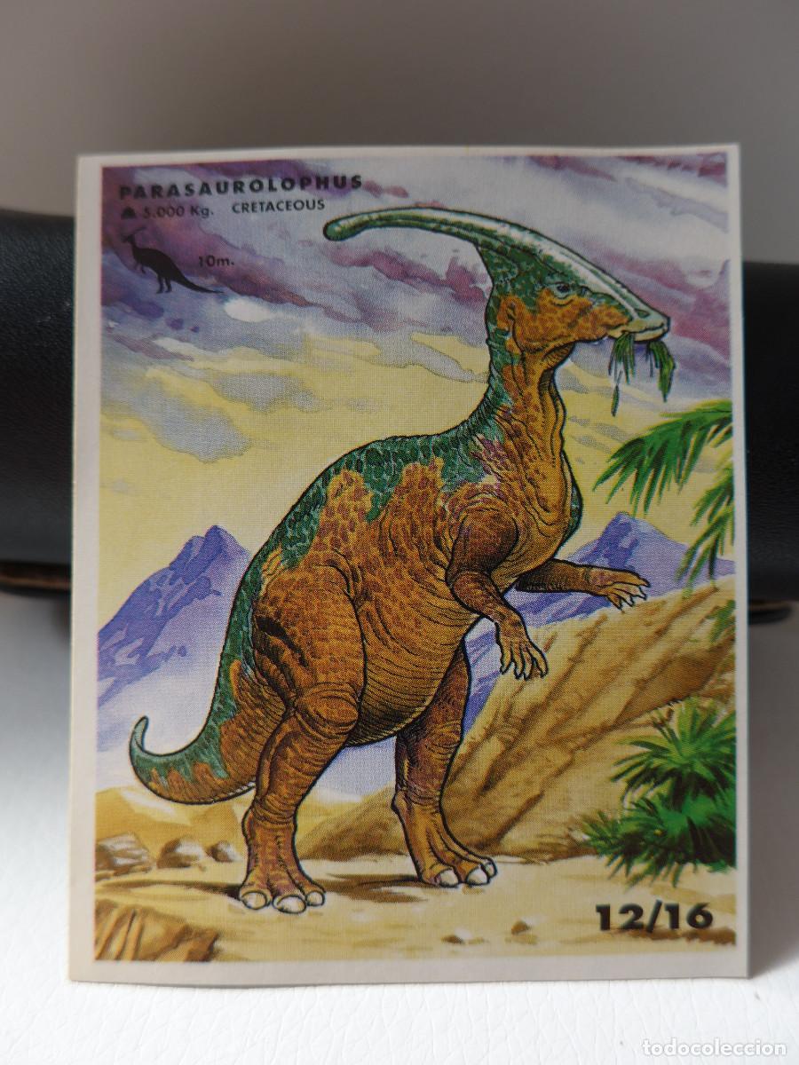 Coleccionismo cromos antiguos: CROMO PEGATINA FANTASY BALL CHUPA CHUPS N&ordm; 12 SERIE JURASSIC PARK