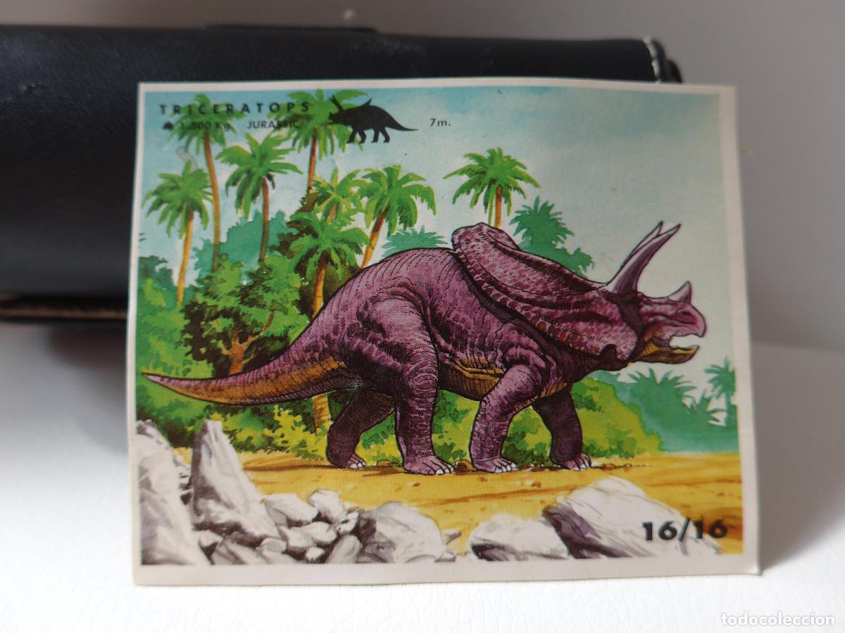 Coleccionismo cromos antiguos: CROMO PEGATINA FANTASY BALL CHUPA CHUPS N&ordm; 16 SERIE JURASSIC PARK