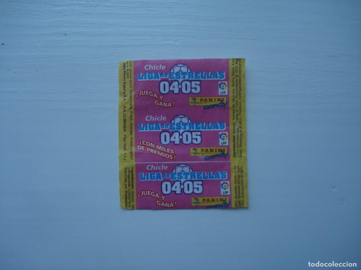 Coleccionismo cromos antiguos: LIGA ESTRELLAS 04-05 ENVOLTORIO CROMOS CHICLES! WRAPPER KAUGUMMI BILDER BUBBLE GUM!