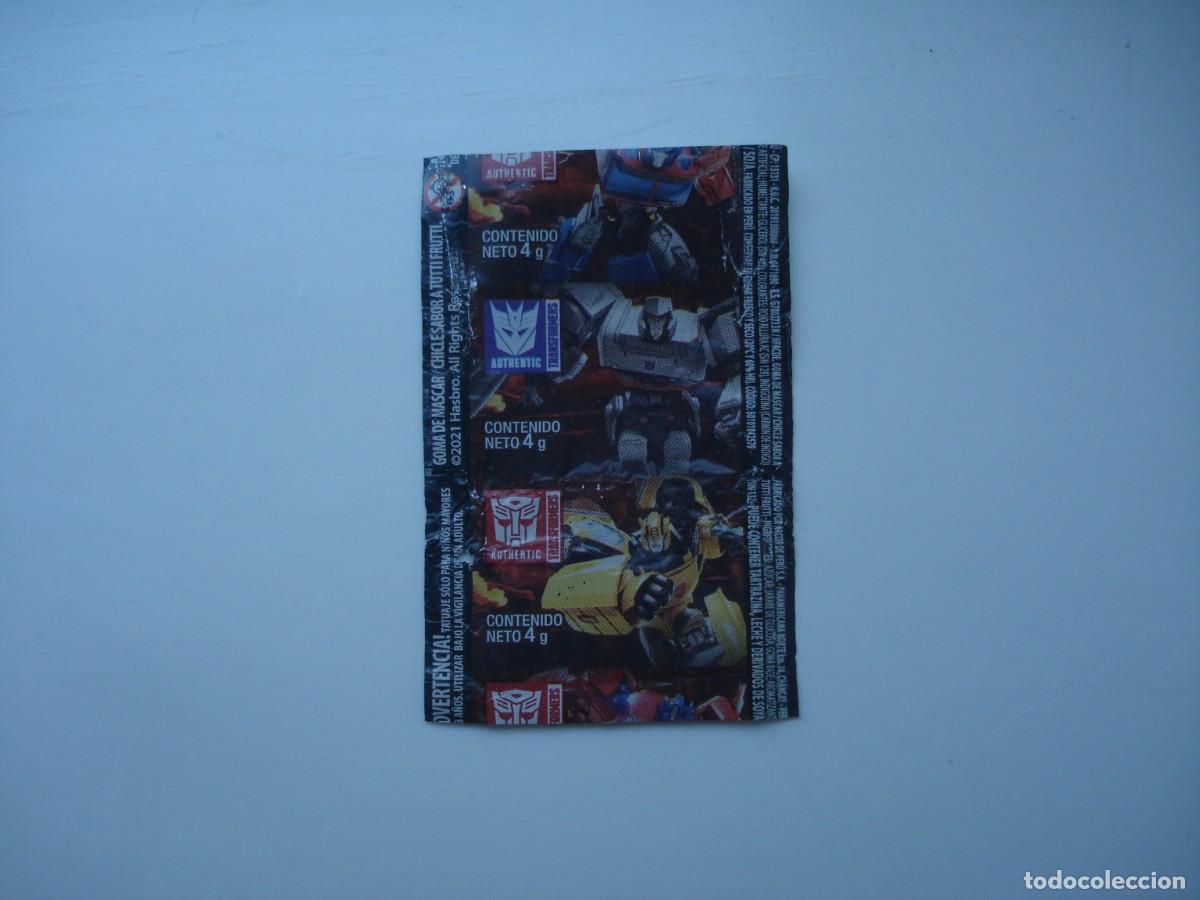 Coleccionismo cromos antiguos: TRANSFORMERS ENVOLTORIO CROMOS CHICLES! WRAPPER KAUGUMMI BILDER BUBBLE GUM!