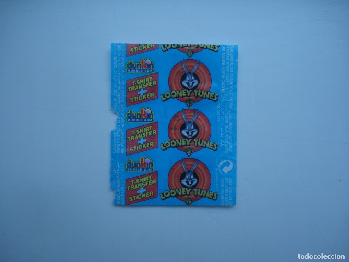 Coleccionismo cromos antiguos: LOONEY TUNES DUNKIN ENVOLTORIO CROMOS CHICLES! WRAPPER KAUGUMMI BILDER BUBBLE GUM!