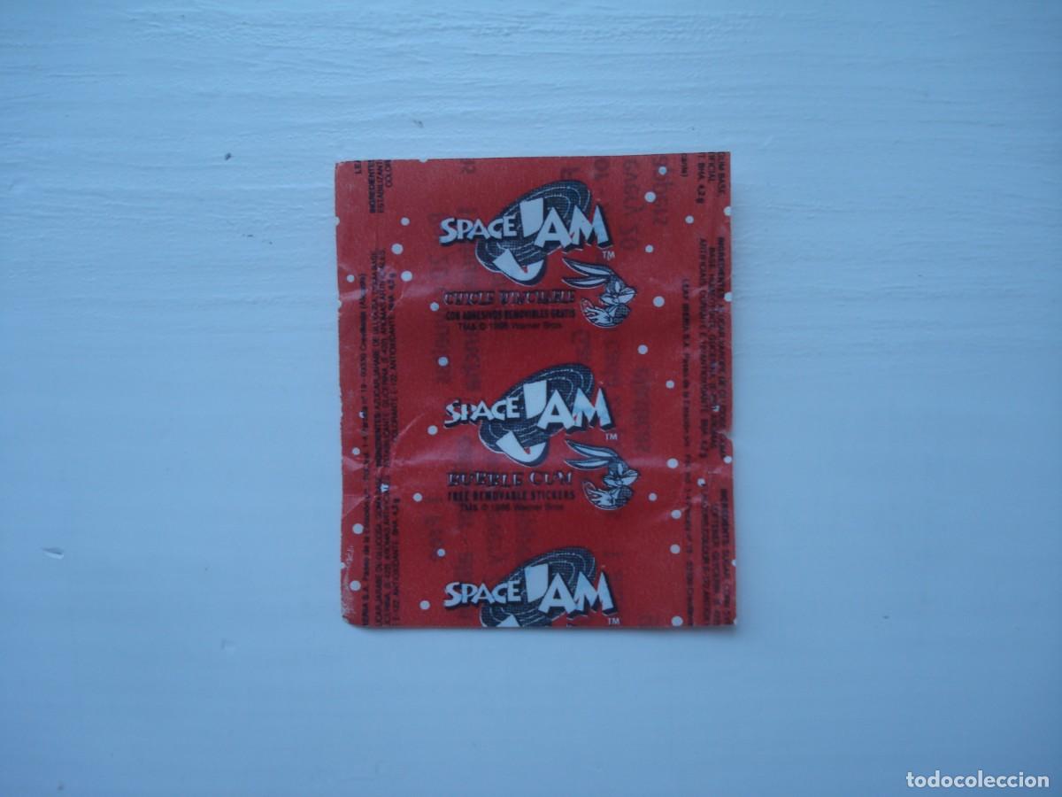 Coleccionismo cromos antiguos: SPACE JAM ENVOLTORIO CROMOS CHICLES! WRAPPER KAUGUMMI BILDER BUBBLE GUM!