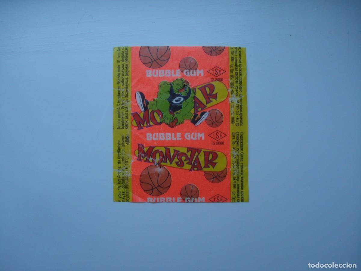 Coleccionismo cromos antiguos: MONSTAR NBA BASKETBALL ENVOLTORIO CROMOS CHICLES! WRAPPER KAUGUMMI BILDER BUBBLE GUM!