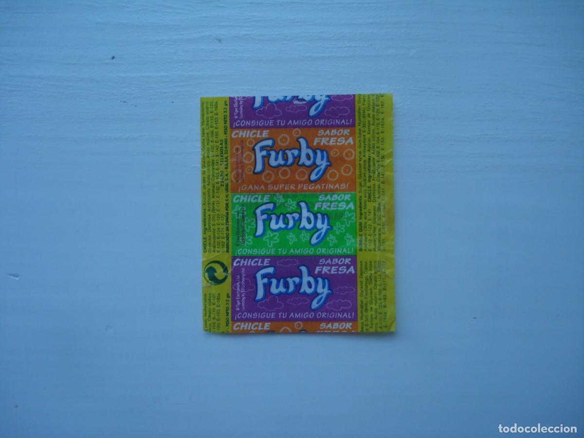 Coleccionismo cromos antiguos: FURBY VIDAL ENVOLTORIO CROMOS CHICLES! WRAPPER KAUGUMMI BILDER BUBBLE GUM!