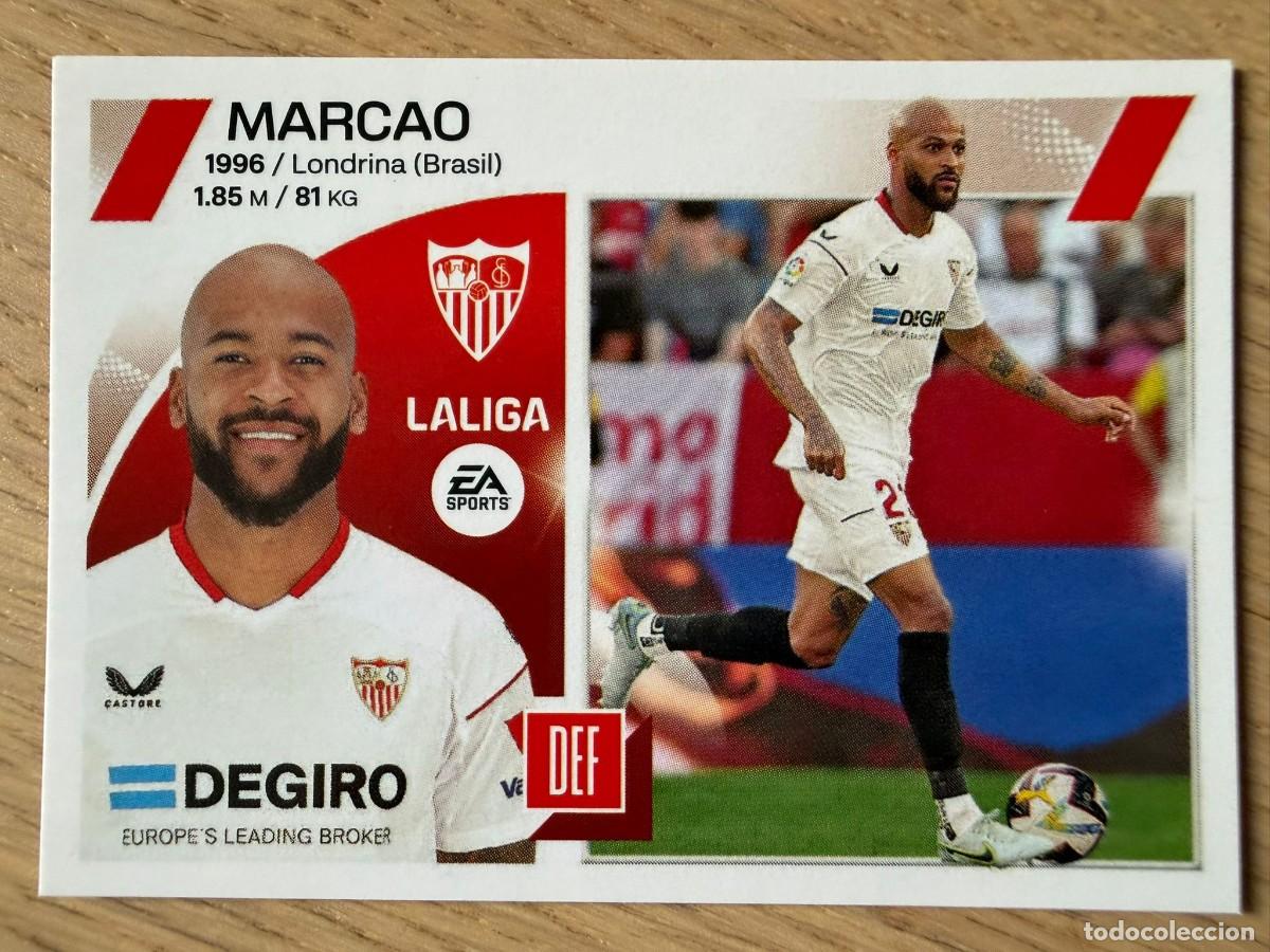 Coleccionismo cromos antiguos: 6B 6 B MARCAO SEVILLA 23 24 2023 2024 LIGA EA SPORTS COLECCIONES ESTE SIN PEGAR STICKER