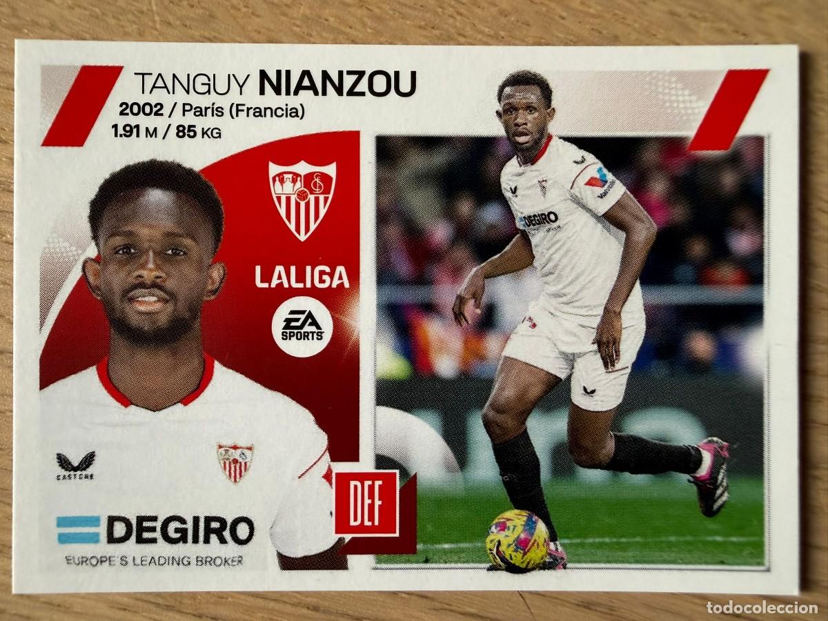 Coleccionismo cromos antiguos: 8 NIANZOU SEVILLA 23 24 2023 2024 LIGA EA SPORTS COLECCIONES ESTE SIN PEGAR STICKER