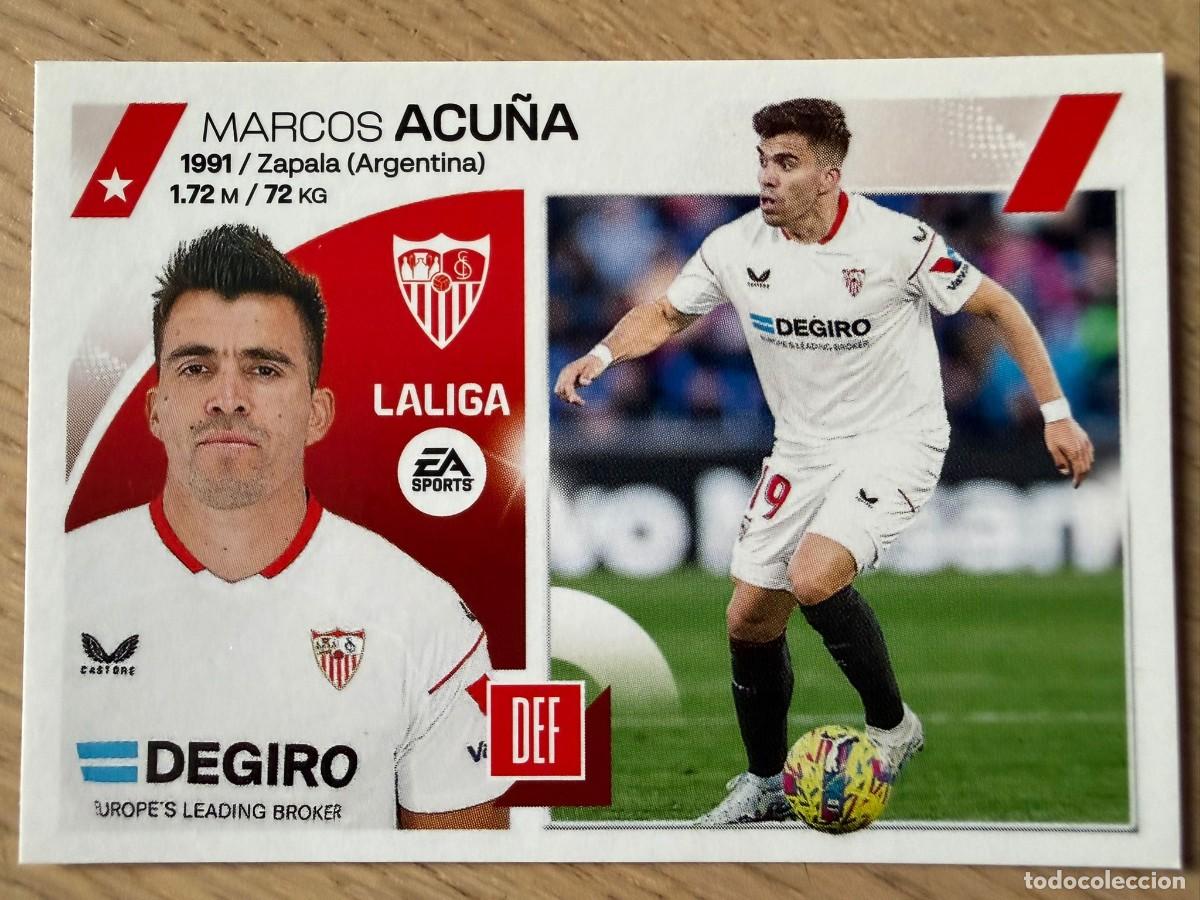 Coleccionismo cromos antiguos: 9A 9 A ACU&Ntilde;A SEVILLA 23 24 2023 2024 LIGA EA SPORTS COLECCIONES ESTE SIN PEGAR STICKER