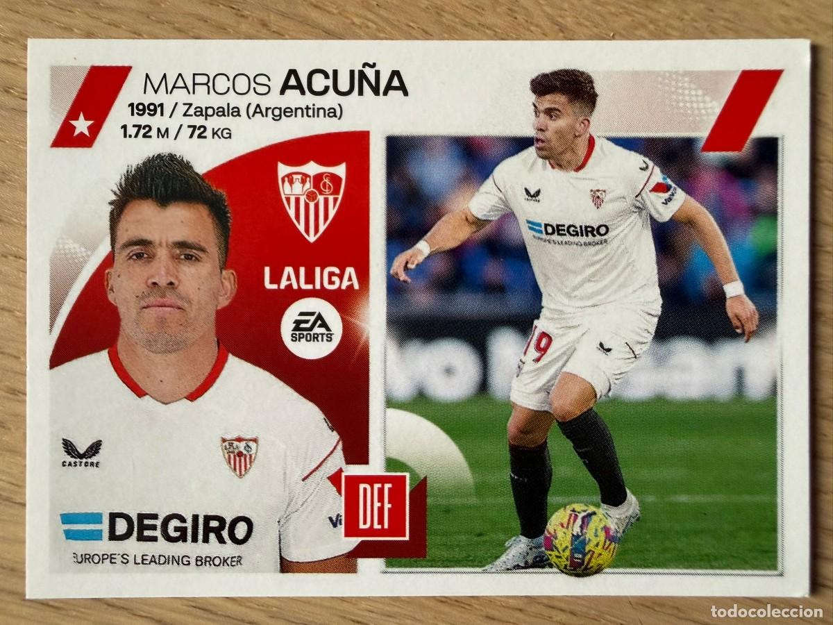 Coleccionismo cromos antiguos: 9A 9 A ACU&Ntilde;A SEVILLA 23 24 2023 2024 LIGA EA SPORTS COLECCIONES ESTE SIN PEGAR STICKER