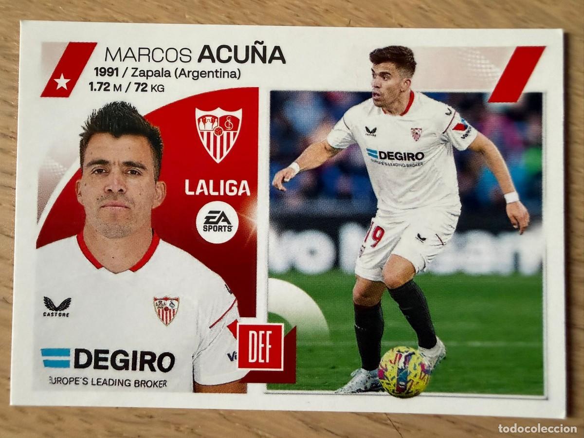 Coleccionismo cromos antiguos: 9A 9 A ACU&Ntilde;A SEVILLA 23 24 2023 2024 LIGA EA SPORTS COLECCIONES ESTE SIN PEGAR STICKER