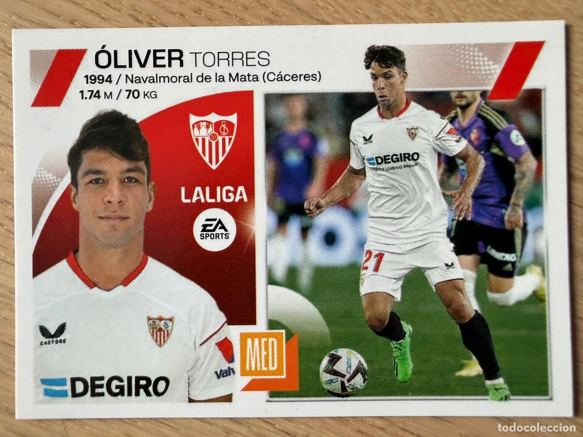 Coleccionismo cromos antiguos: 12 OLIVER TORRES SEVILLA 23 24 2023 2024 LIGA EA SPORTS COLECCIONES ESTE SIN PEGAR STICKER