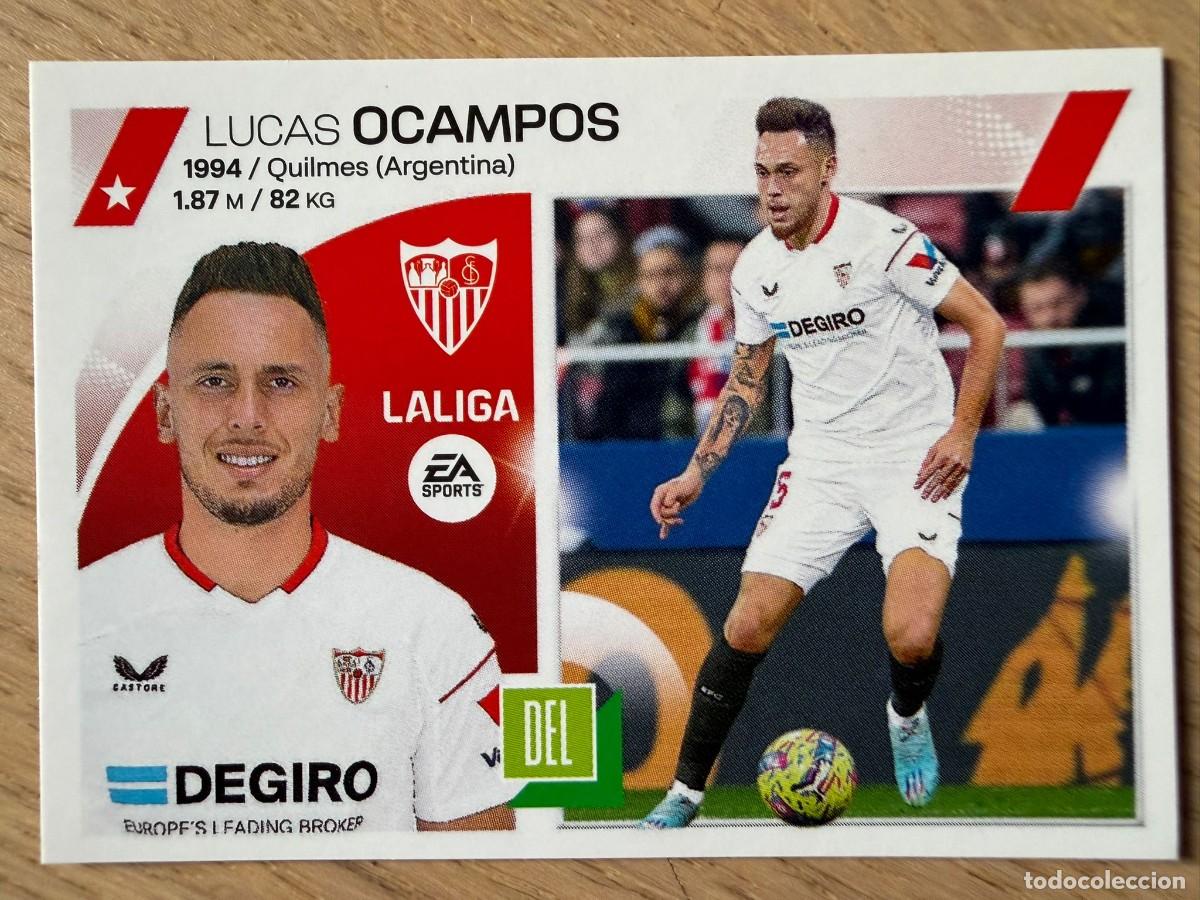 Coleccionismo cromos antiguos: 16 OCAMPOS SEVILLA 23 24 2023 2024 LIGA EA SPORTS COLECCIONES ESTE SIN PEGAR STICKER