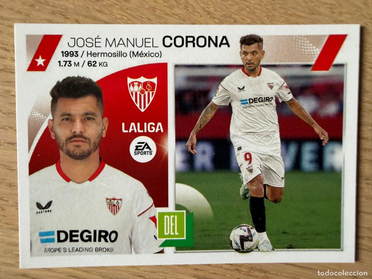 Coleccionismo cromos antiguos: 17 CORONA SEVILLA 23 24 2023 2024 LIGA EA SPORTS COLECCIONES ESTE SIN PEGAR STICKER