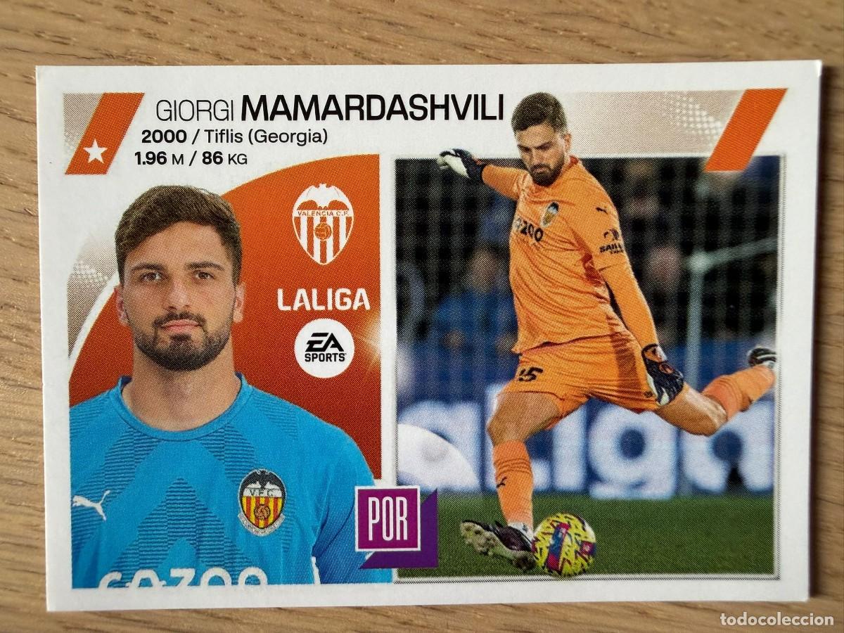 Coleccionismo cromos antiguos: 3 MAMARDASHVILI VALENCIA 23 24 2023 2024 LIGA EA SPORTS COLECCIONES ESTE SIN PEGAR STICKER