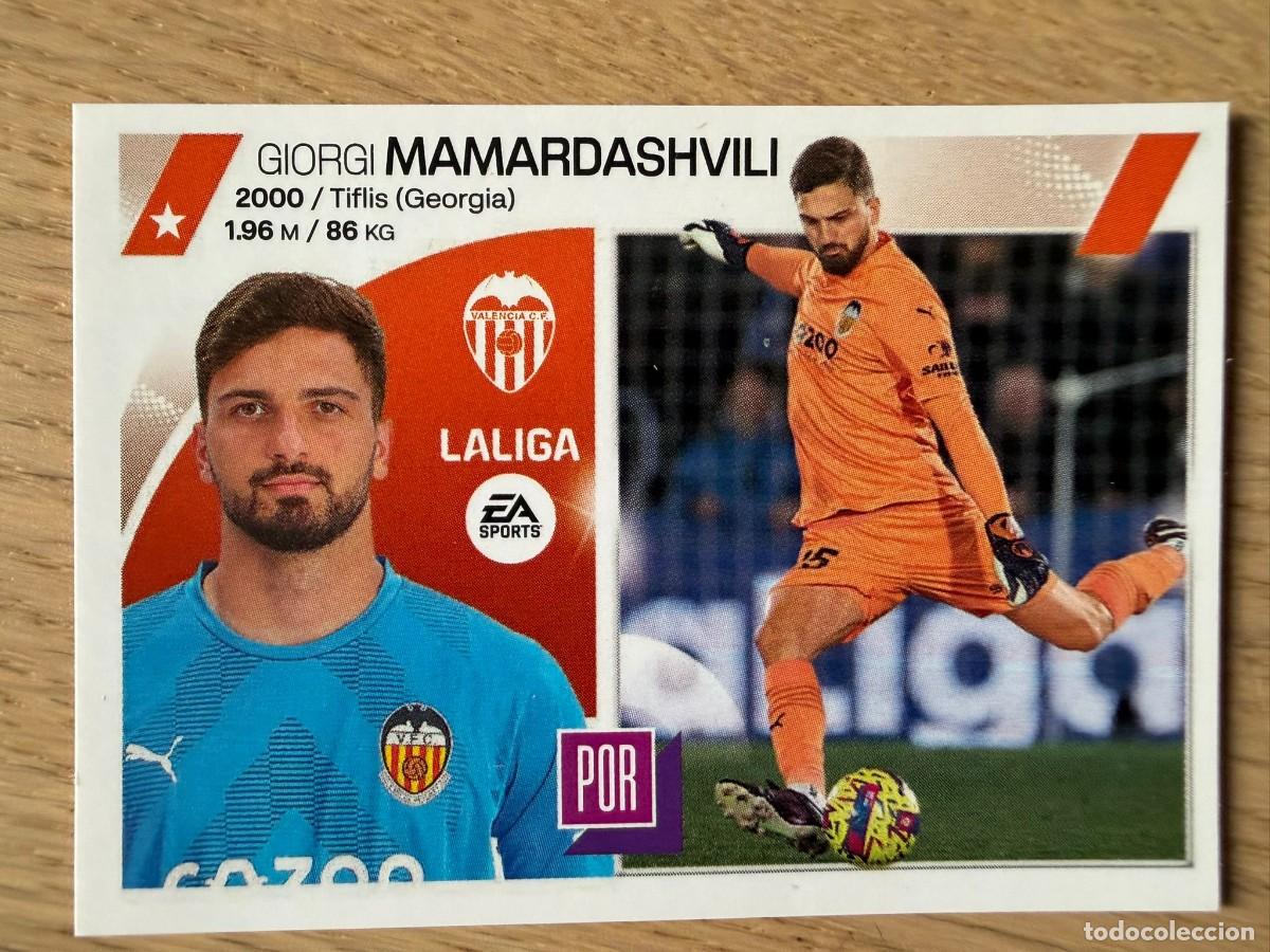 Coleccionismo cromos antiguos: 3 MAMARDASHVILI VALENCIA 23 24 2023 2024 LIGA EA SPORTS COLECCIONES ESTE SIN PEGAR STICKER