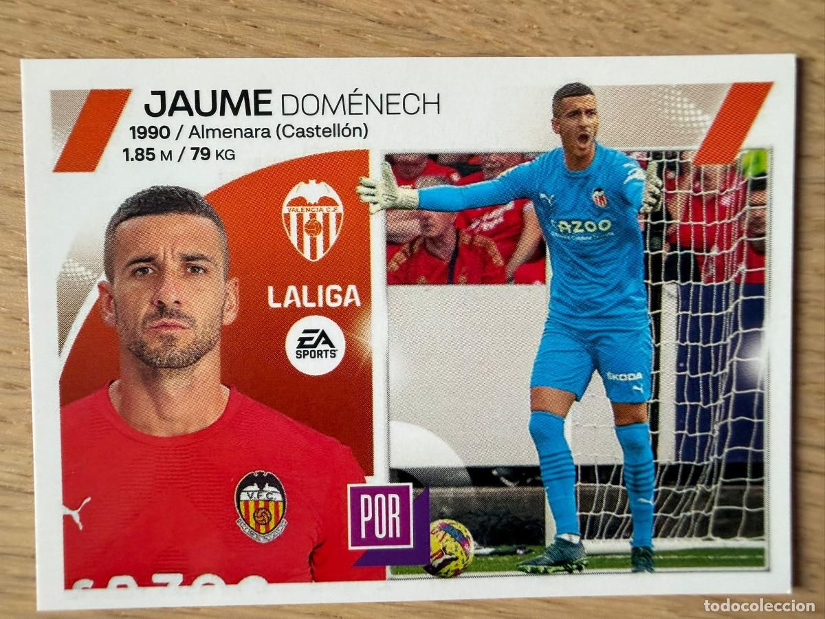 Coleccionismo cromos antiguos: 4 JAUME DOMENECH VALENCIA 23 24 2023 2024 LIGA EA SPORTS COLECCIONES ESTE SIN PEGAR STICKER