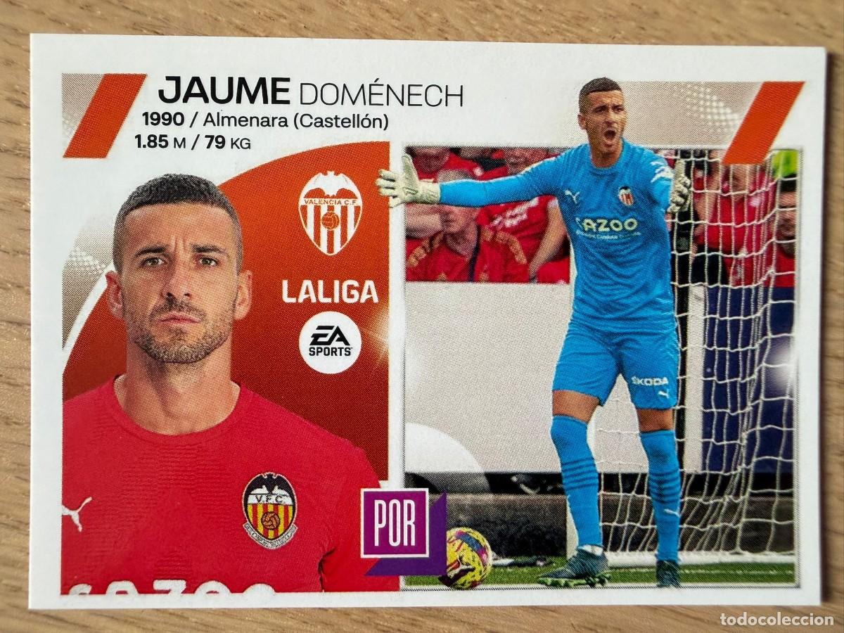 Coleccionismo cromos antiguos: 4 JAUME DOMENECH VALENCIA 23 24 2023 2024 LIGA EA SPORTS COLECCIONES ESTE SIN PEGAR STICKER