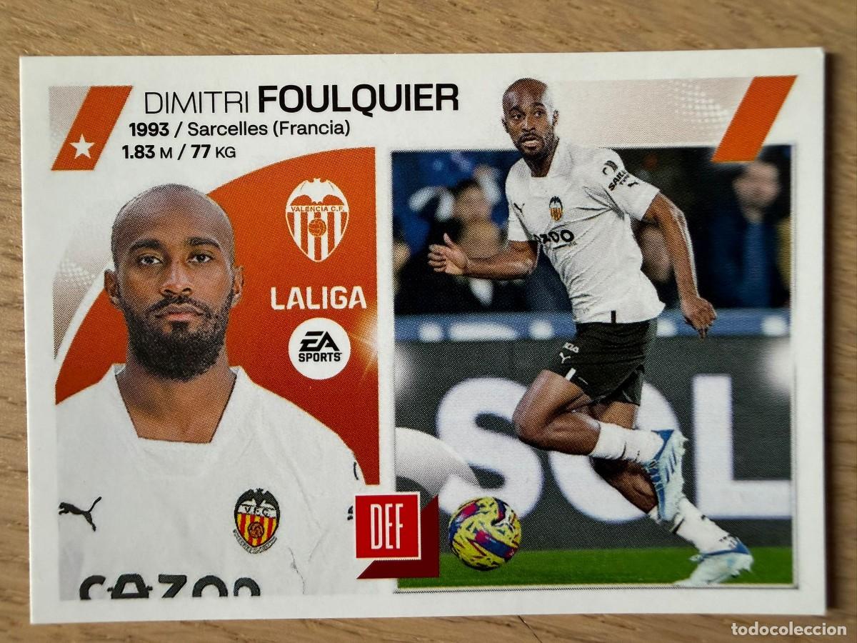 Coleccionismo cromos antiguos: 6 FOULQUIER VALENCIA 23 24 2023 2024 LIGA EA SPORTS COLECCIONES ESTE SIN PEGAR STICKER
