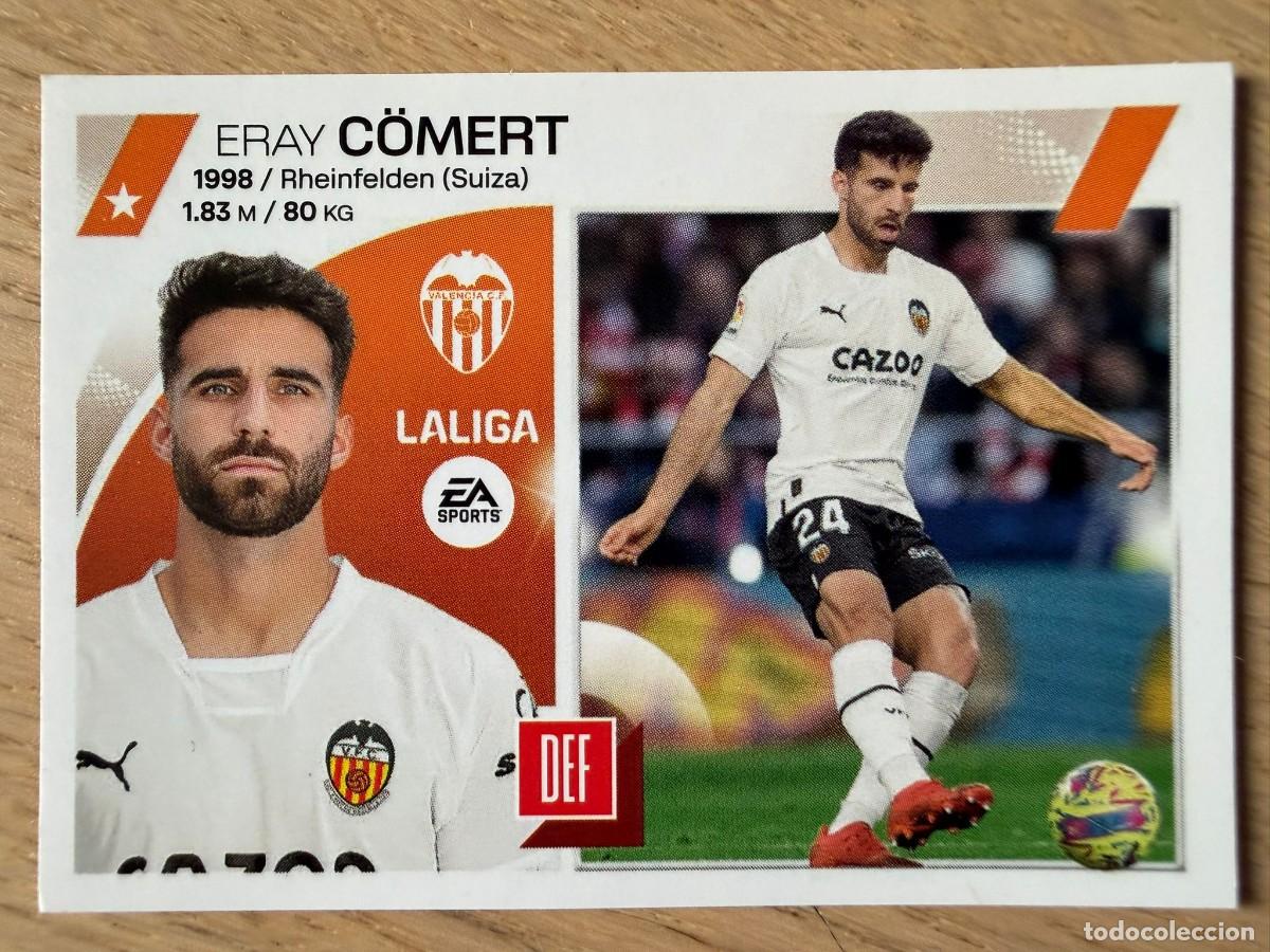 Coleccionismo cromos antiguos: 9 COMERT VALENCIA 23 24 2023 2024 LIGA EA SPORTS COLECCIONES ESTE SIN PEGAR STICKER
