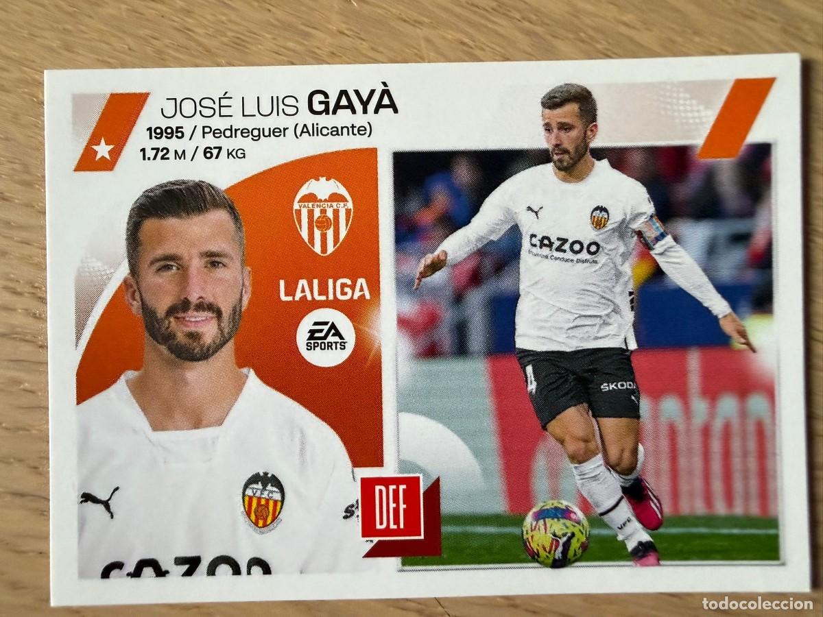 Coleccionismo cromos antiguos: 10 GAYA VALENCIA 23 24 2023 2024 LIGA EA SPORTS COLECCIONES ESTE SIN PEGAR STICKER