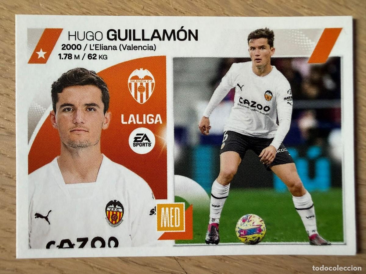 Coleccionismo cromos antiguos: 11 GUILLAMON VALENCIA 23 24 2023 2024 LIGA EA SPORTS COLECCIONES ESTE SIN PEGAR STICKER