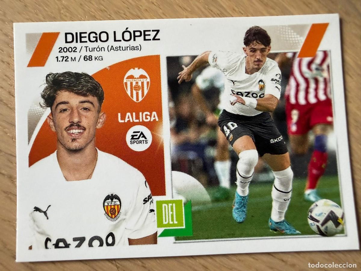 Coleccionismo cromos antiguos: 16 DIEGO LOPEZ VALENCIA 23 24 2023 2024 LIGA EA SPORTS COLECCIONES ESTE SIN PEGAR STICKER