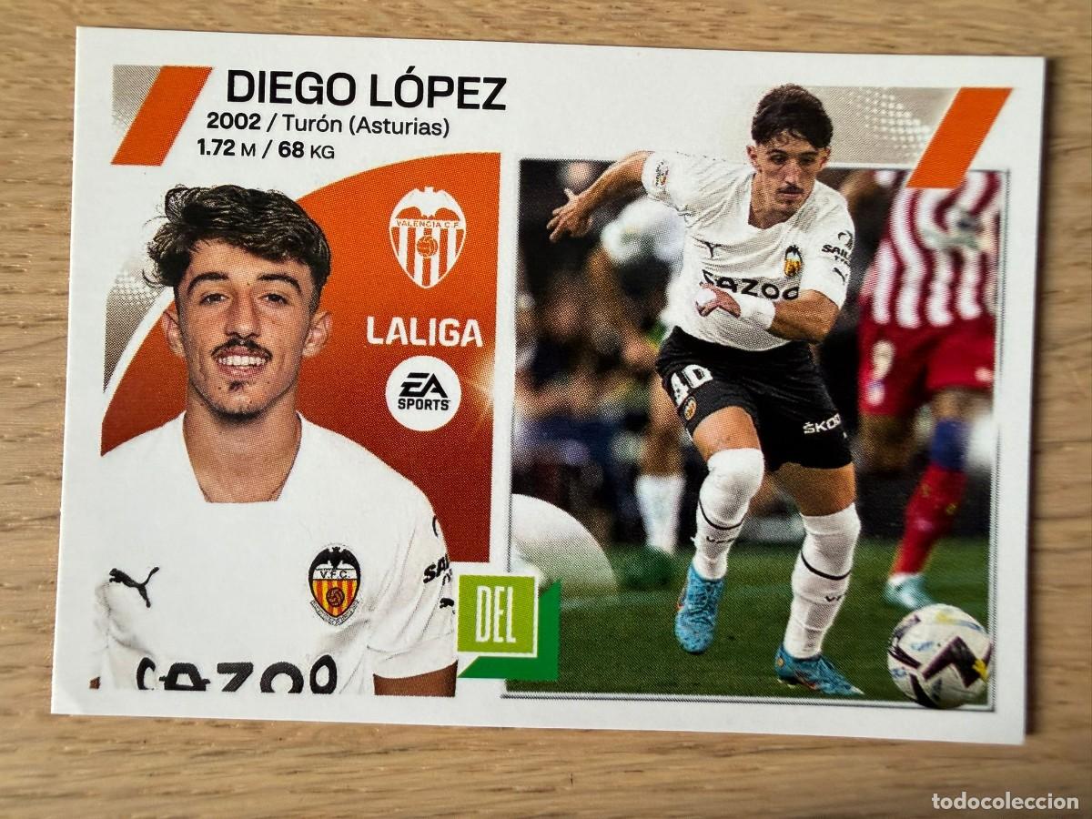 Coleccionismo cromos antiguos: 16 DIEGO LOPEZ VALENCIA 23 24 2023 2024 LIGA EA SPORTS COLECCIONES ESTE SIN PEGAR STICKER