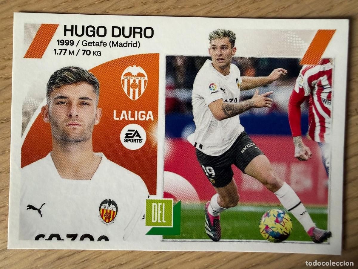 Coleccionismo cromos antiguos: 18 HUGO DURO VALENCIA 23 24 2023 2024 LIGA EA SPORTS COLECCIONES ESTE SIN PEGAR STICKER