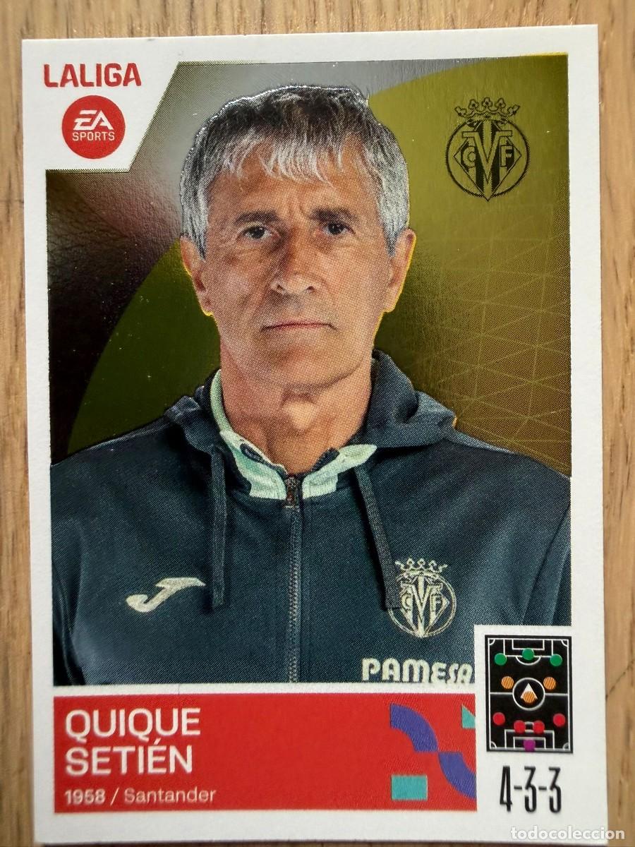 Coleccionismo cromos antiguos: 2 SETIEN ENTRENADOR VILLARREAL 23 24 2023 2024 LIGA EA SPORTS COLECCIONES ESTE SIN PEGAR STICKER