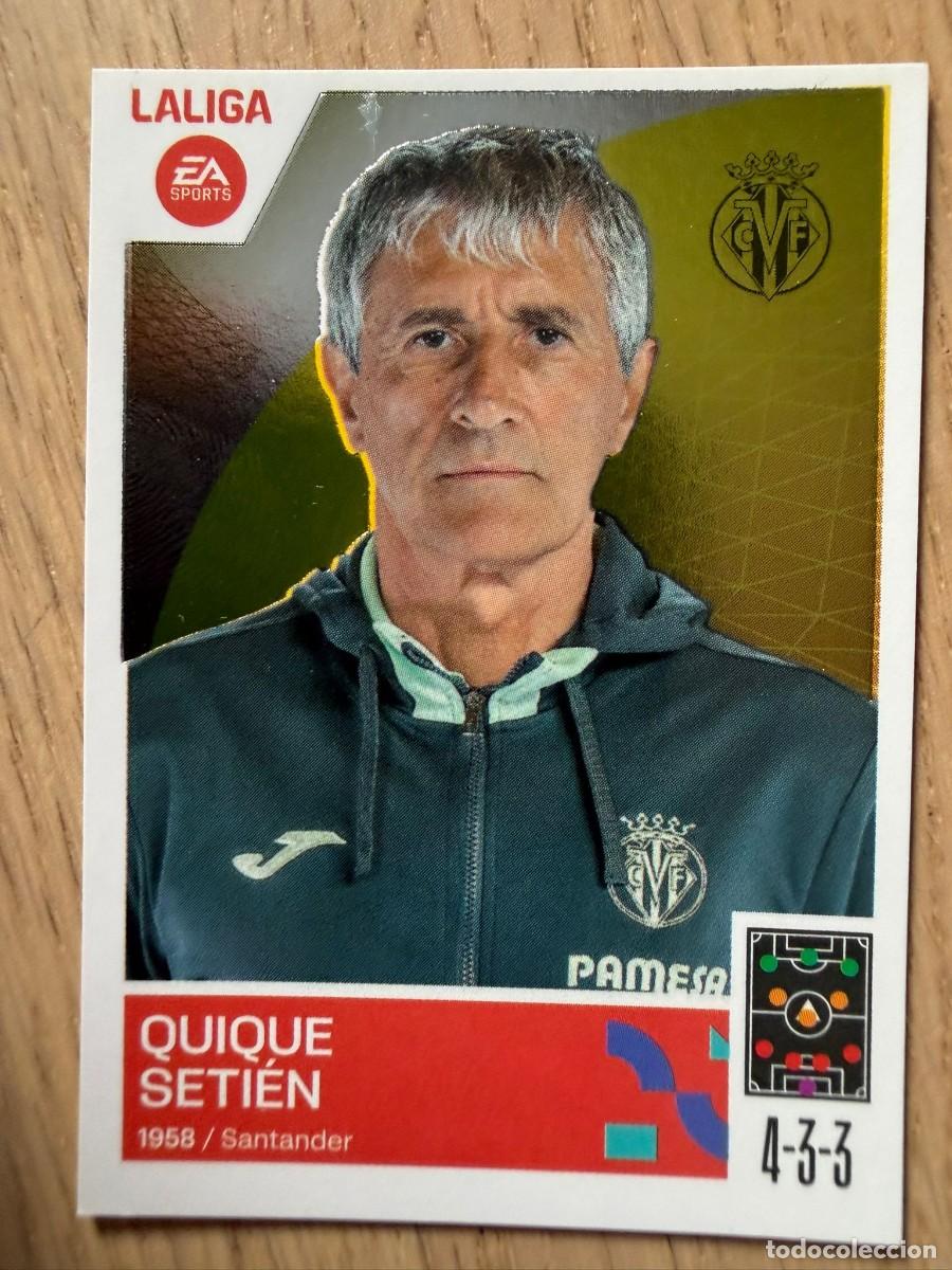 Coleccionismo cromos antiguos: 2 SETIEN ENTRENADOR VILLARREAL 23 24 2023 2024 LIGA EA SPORTS COLECCIONES ESTE SIN PEGAR STICKER