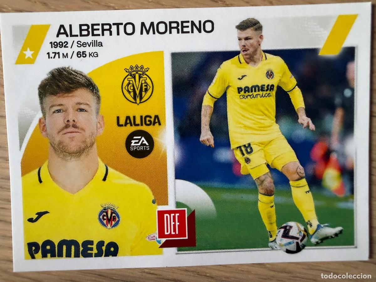Coleccionismo cromos antiguos: 9 ALBERTO MORENO VILLARREAL 23 24 2023 2024 LIGA EA SPORTS COLECCIONES ESTE SIN PEGAR STICKER