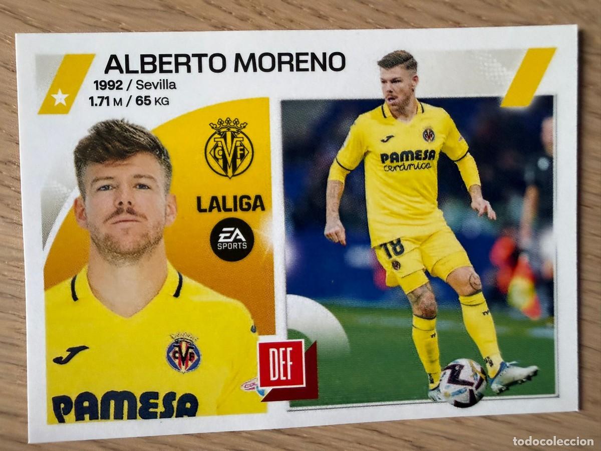 Coleccionismo cromos antiguos: 9 ALBERTO MORENO VILLARREAL 23 24 2023 2024 LIGA EA SPORTS COLECCIONES ESTE SIN PEGAR STICKER