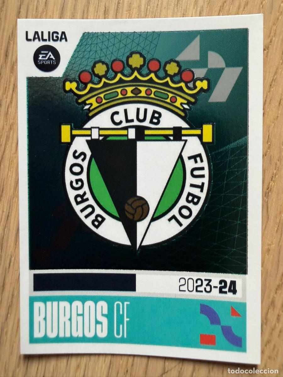 Coleccionismo cromos antiguos: 5 ESCUDO BURGOS FC 23 24 2023 2024 LIGA EA SPORTS COLECCIONES ESTE SIN PEGAR STICKER