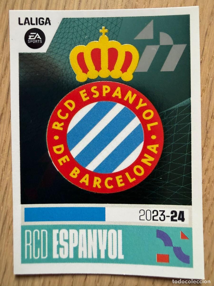 Collectable Antique Stickers: 10 ESCUDO ESPANYOL 23 24 2023 2024 LIGA EA SPORTS COLECCIONES ESTE SIN PEGAR STICKER