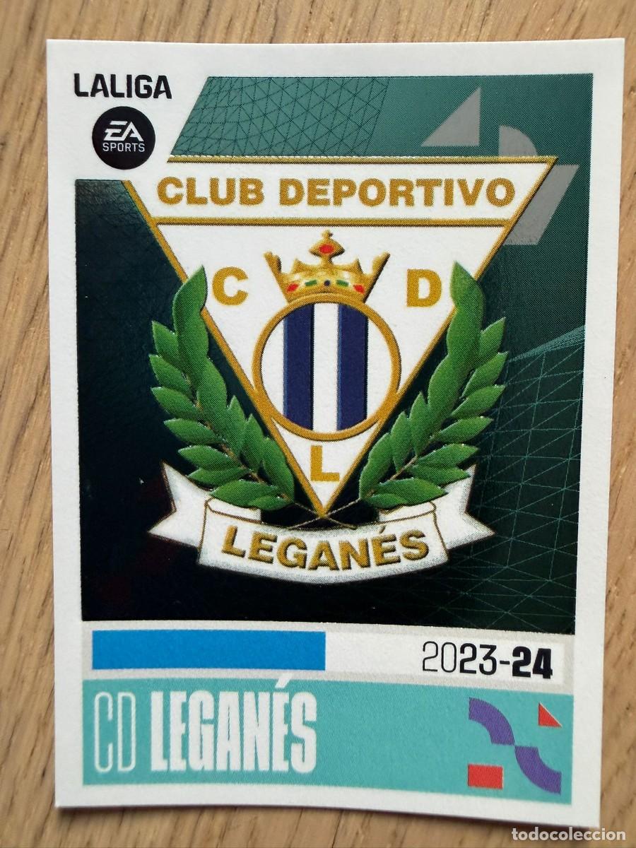 Coleccionismo cromos antiguos: 13 ESCUDO LEGANES 23 24 2023 2024 LIGA EA SPORTS COLECCIONES ESTE SIN PEGAR STICKER