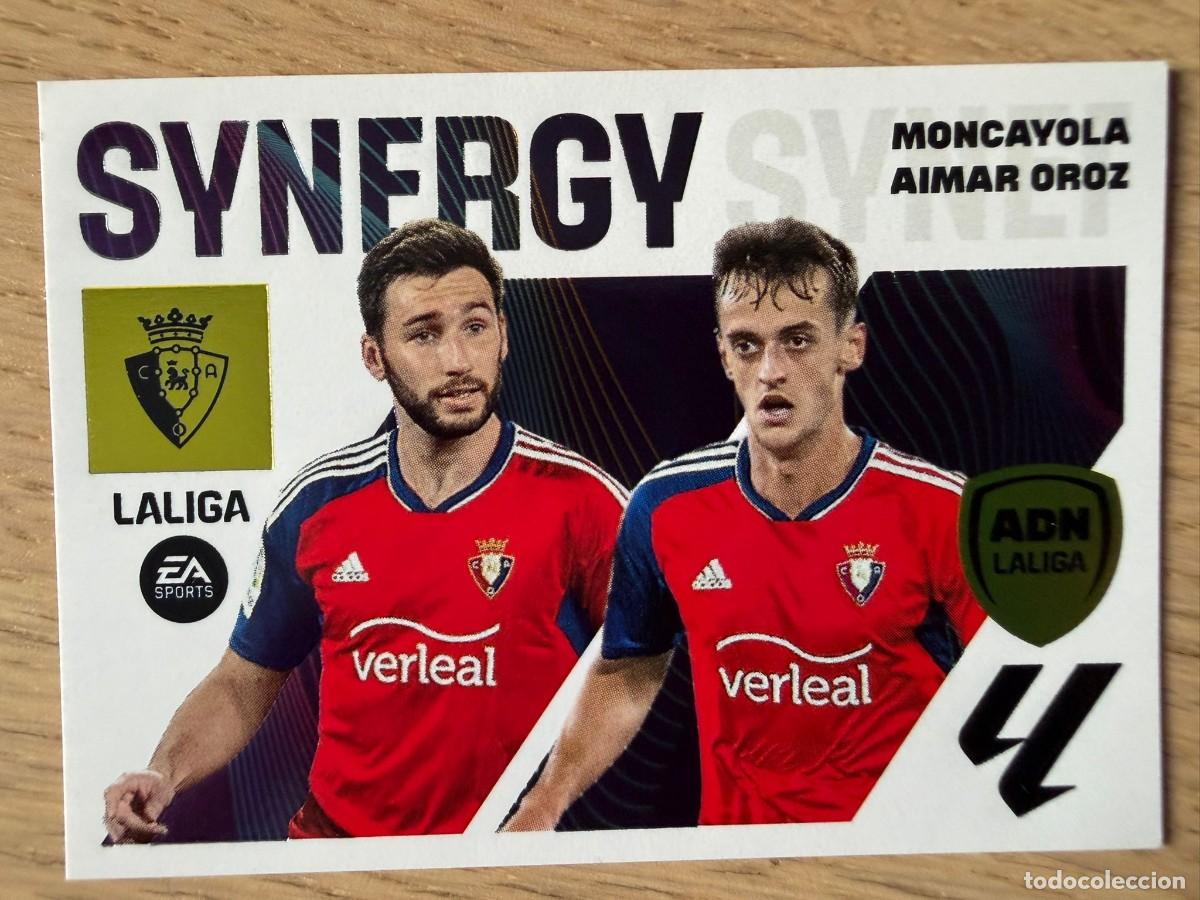Coleccionismo cromos antiguos: 13 MONCAYOLA OROZ OSASUNA ADN SYNERGY 23 24 2023 2024 LIGA EA SPORTS COLECCIONES ESTE SIN PEGAR