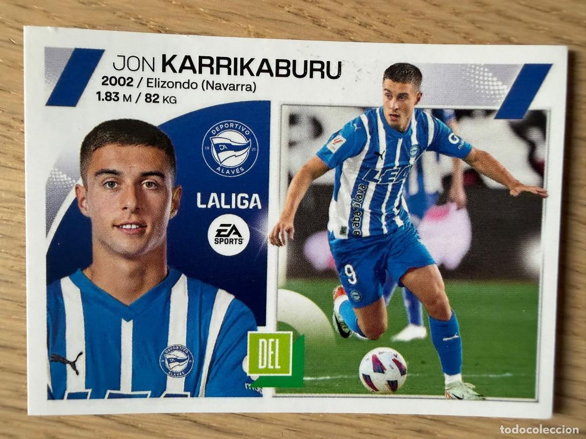 Coleccionismo cromos antiguos: 18 BIS KARRIKABURU COLOCA ALAVES 23 24 2023 2024 LIGA EA SPORTS COLECCIONES ESTE SIN PEGAR STICKER