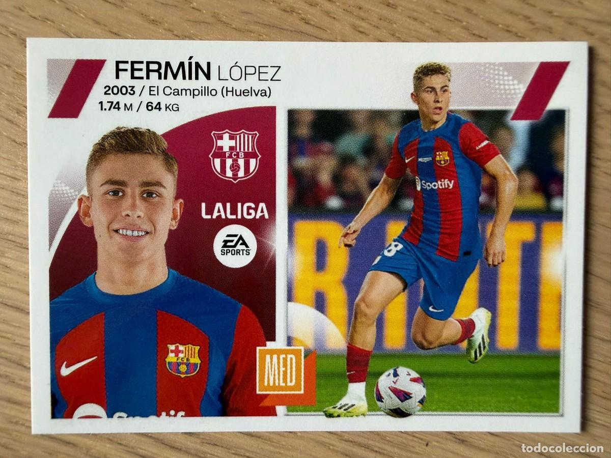 Coleccionismo cromos antiguos: 18 BIS 2 FERMIN COLOCA BARCELONA 23 24 2023 2024 LIGA EA SPORTS COLECCIONES ESTE SIN PEGAR STICKER