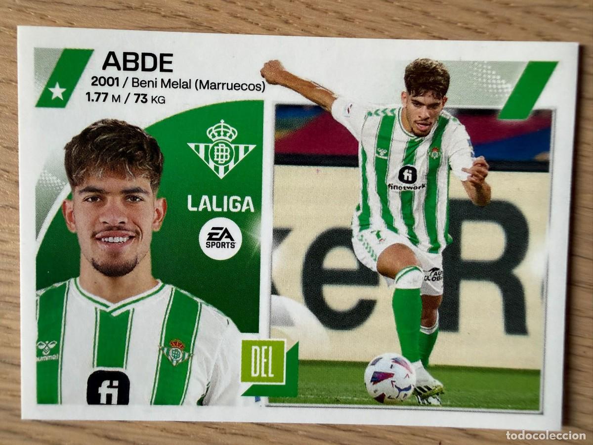Coleccionismo cromos antiguos: 14 BIS ABDE COLOCA REAL BETIS 23 24 2023 2024 LIGA EA SPORTS COLECCIONES ESTE SIN PEGAR STICKER