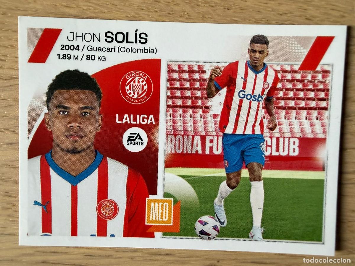 Coleccionismo cromos antiguos: 14 BIS SOLIS COLOCA GIRONA 23 24 2023 2024 LIGA EA SPORTS COLECCIONES ESTE SIN PEGAR STICKER