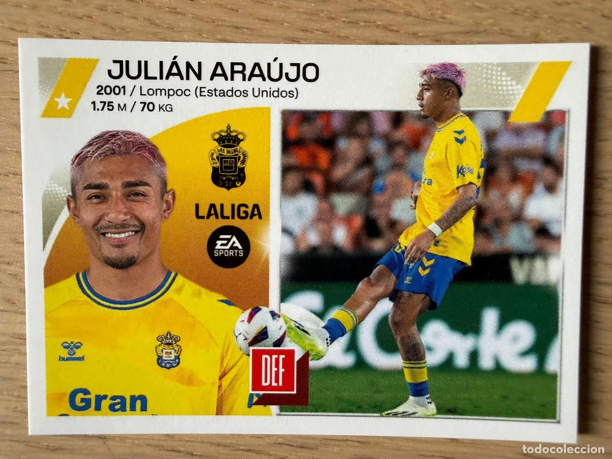 Colecionismo Cromos antigos: 10 BIS ARAUJO COLOCA LAS PALMAS 23 24 2023 2024 LIGA EA SPORTS COLECCIONES ESTE SIN PEGAR STICKER