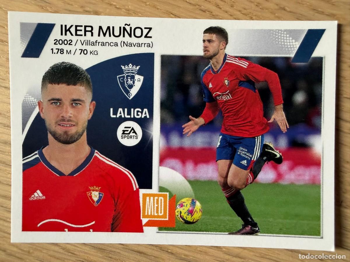 Coleccionismo cromos antiguos: 14 BIS IKER MU&Ntilde;OZ COLOCA OSASUNA 23 24 2023 2024 LIGA EA SPORTS COLECCIONES ESTE SIN PEGAR STICKER