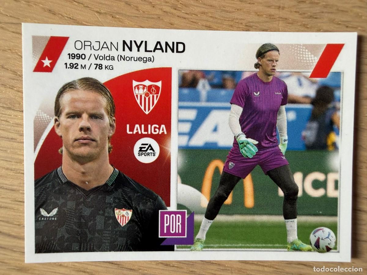 Sammeln alte Sammelbilder: 3 BIS NYLAND COLOCA SEVILLA 23 24 2023 2024 LIGA EA SPORTS COLECCIONES ESTE SIN PEGAR STICKER