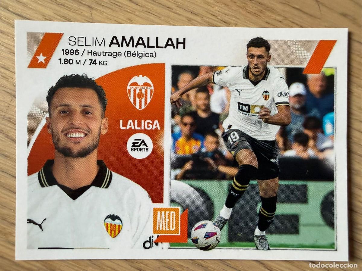 Collezionismo Figurine antiche: 14 BIS AMALLAH COLOCA VALENCIA 23 24 2023 2024 LIGA EA SPORTS COLECCIONES ESTE SIN PEGAR STICKER