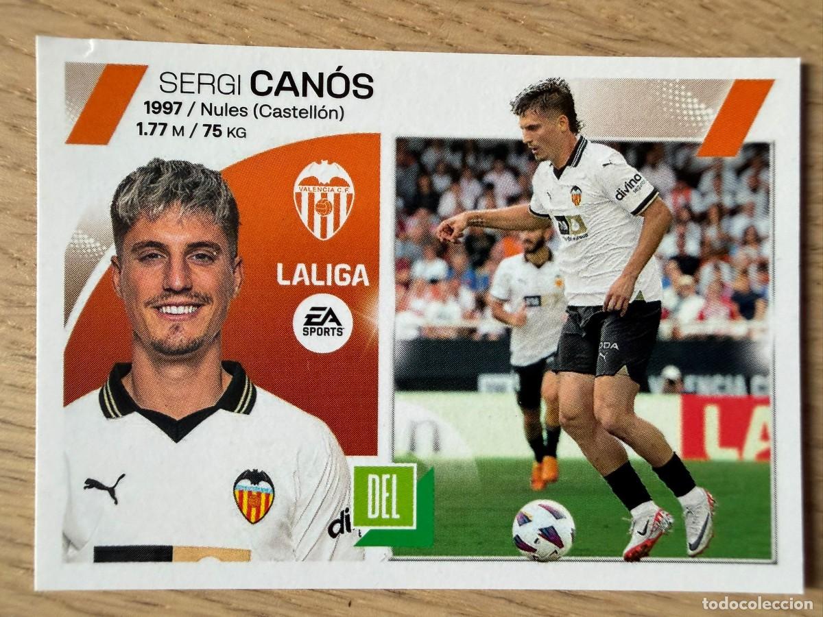 Collezionismo Figurine antiche: 17 BIS CANOS COLOCA VALENCIA 23 24 2023 2024 LIGA EA SPORTS COLECCIONES ESTE SIN PEGAR STICKER