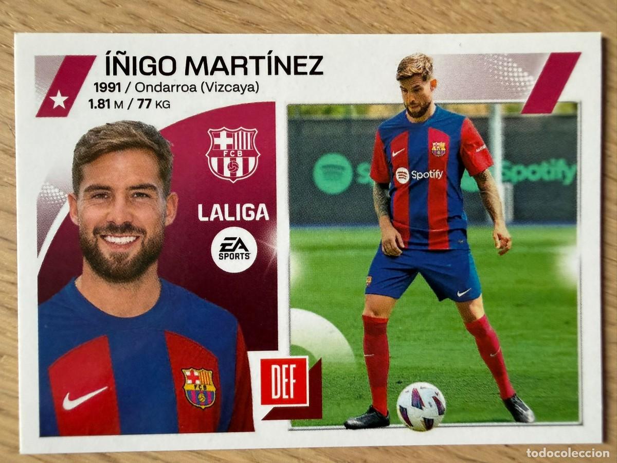 Coleccionismo cromos antiguos: I&Ntilde;IGO MARTINEZ FICHAJE 4 BARCELONA 23 24 2023 2024 LIGA EA SPORTS COLECCIONES ESTE SIN PEGAR STICKER