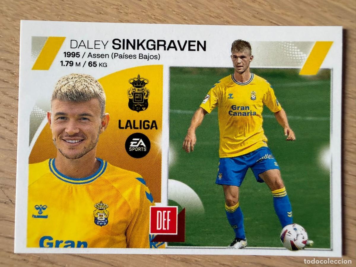 Coleccionismo cromos antiguos: SINKGRAVEN FICHAJE 12 LAS PALMAS 23 24 2023 2024 LIGA EA SPORTS COLECCIONES ESTE SIN PEGAR STICKER